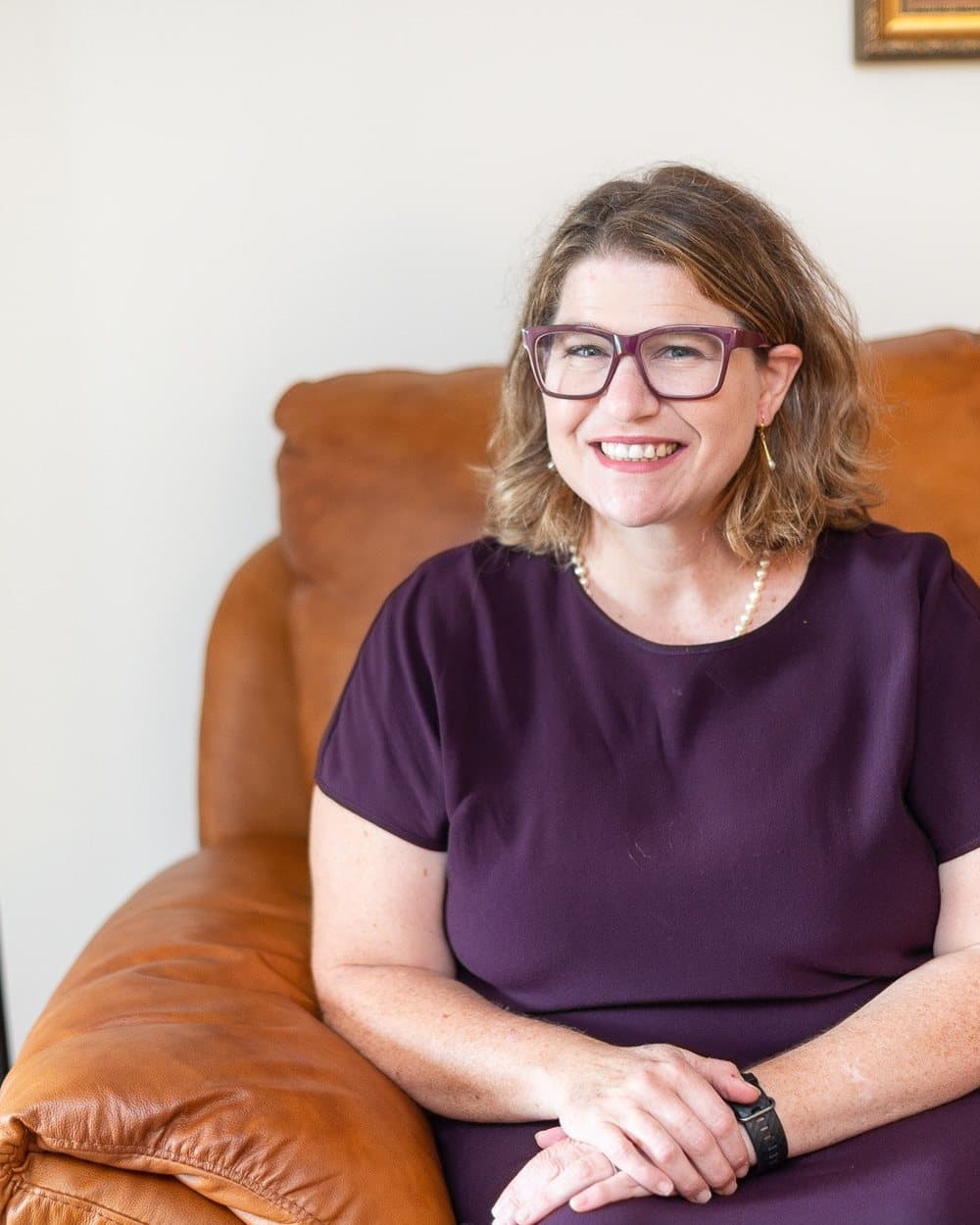 Elisabeth Coffey, LCSW · LCADC · CASAC-2 · SAP — seated in her Florham Park office